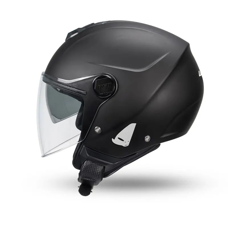 nixie-demijet-helmet-black-in-polycarbonate Casco Nixie Demijet Negro - Image 1