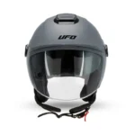 Casco Nixie Demijet Gris - Image 2