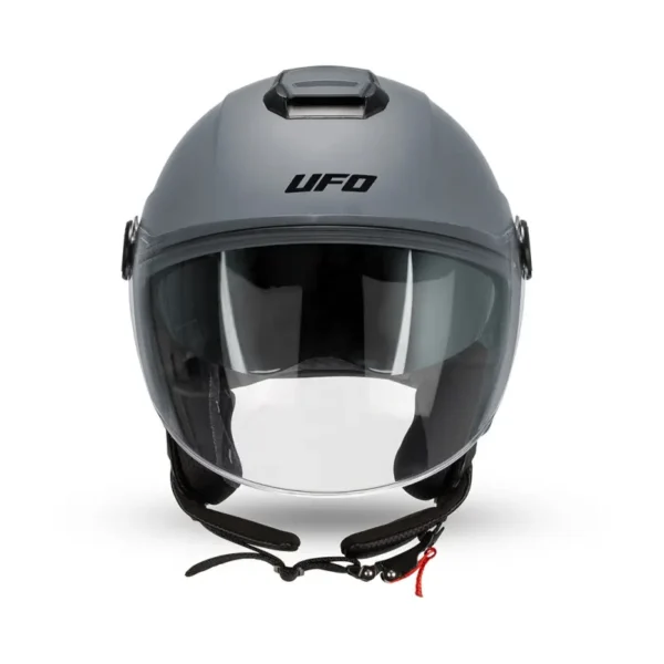 Casco Nixie Demijet Gris - Image 2