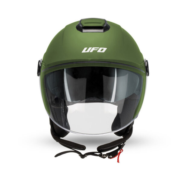 Casco Nixie Demijet Verde - Image 2