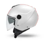 Casco Nixie Demijet Blanco Rojo