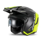 Casco Sheratan Cross Jet Negro Verde
